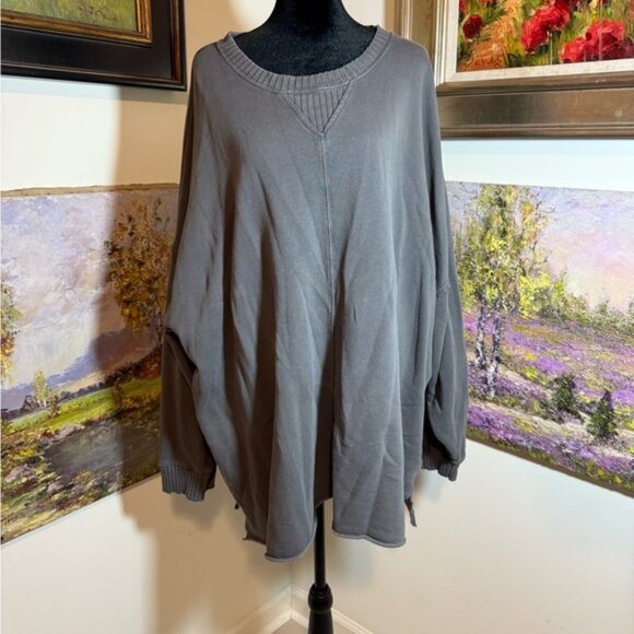 aerie Tops - Aerie Charcoal Gray Women's Sweatshirt